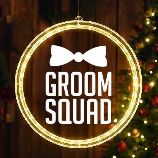 Goom Bachelor Party Team Funny Wedding Gift Idea LED Christmas Window Lights