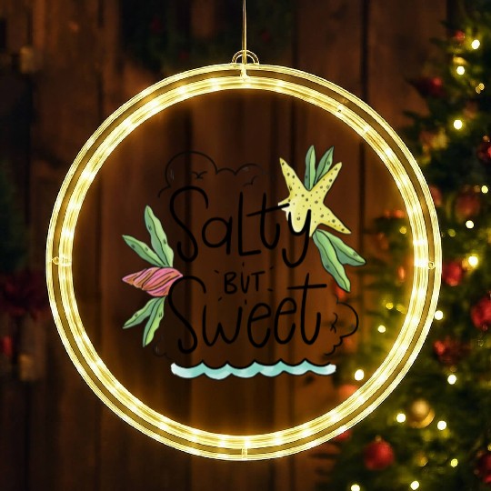 Salty but Sweet LED Christmas Window Lights