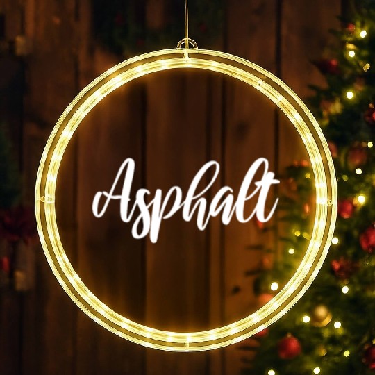 Asphalt LED Christmas Window Lights