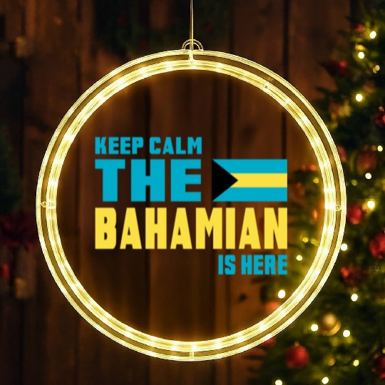 Keep Calm Bahamas Design / Gift LED Christmas Window Lights