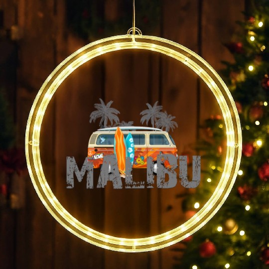 Malibu Surfing LED Christmas Window Lights