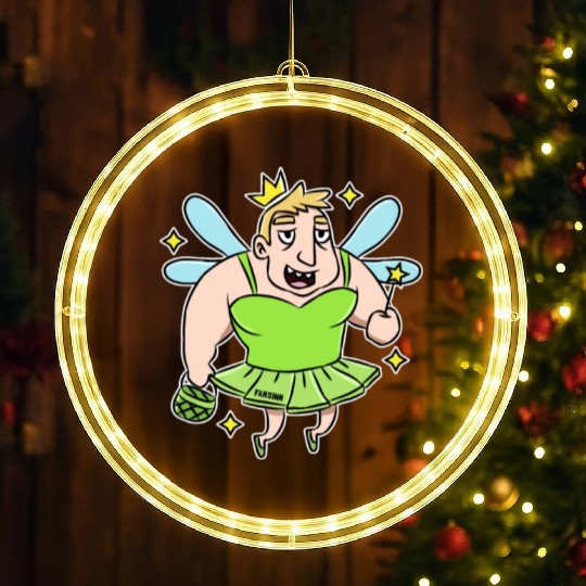 Tooth Fairy tales funny mouth Magic Kids Gift LED Christmas Window Lights