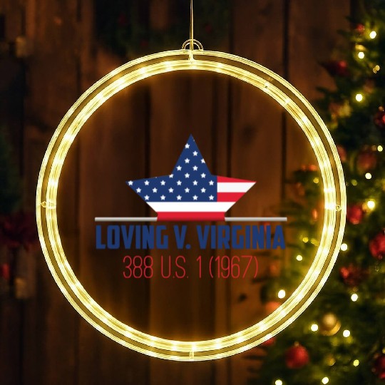 Loving v. Virginia Court Case LED Christmas Window Lights