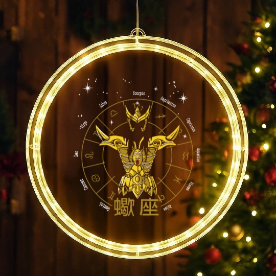 SCORPIO GOLD CLOTH - SAINT SEIYA LED Christmas Window Lights