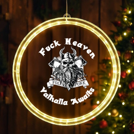 Odin Viking Valhalla Viking Hammer Thor Odin LED Christmas Window Lights