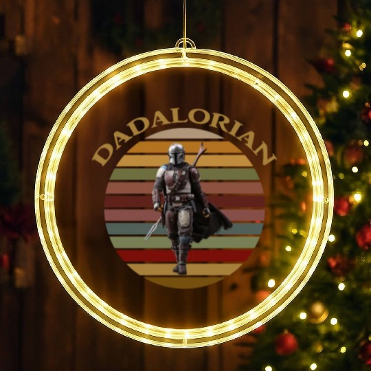 Dadalorian LED Christmas Window Lights