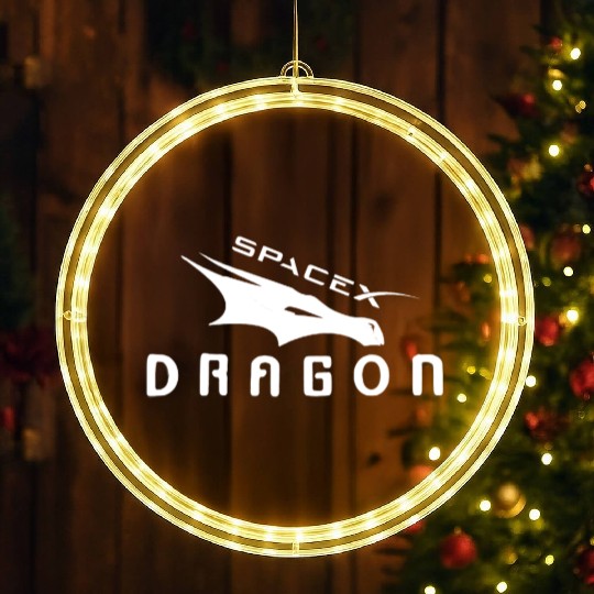 Spacex dragon Nasa LED Christmas Window Lights