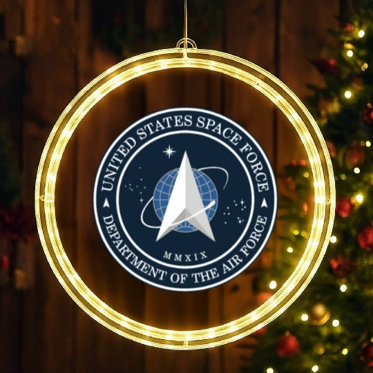 New Space Force Logo 2020 USSF LED Christmas Window Lights