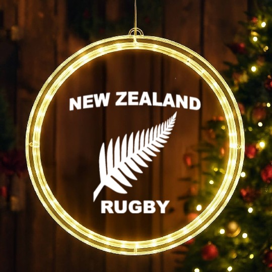 New Zealand Rugby LED Christmas Window Lights Jersey