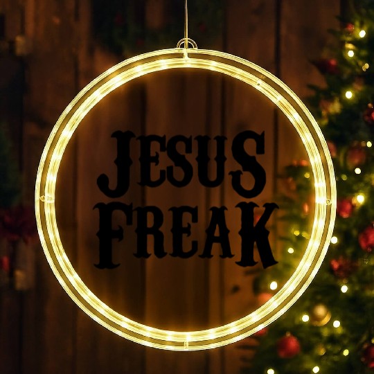 Jesus freak LED Christmas Window Lights