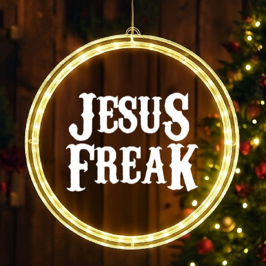 Jesus freak LED Christmas Window Lights