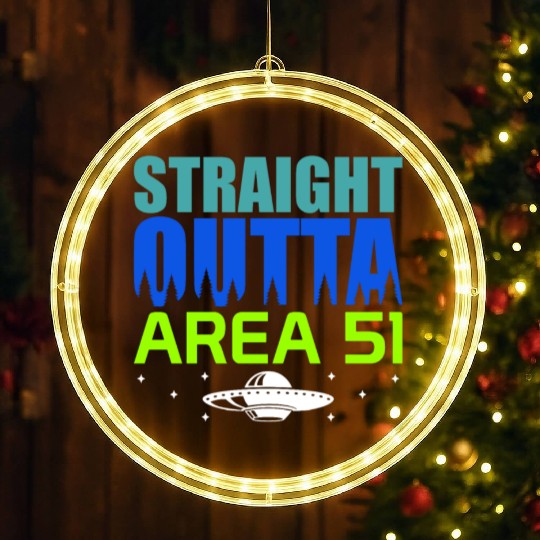 Area 51 LED Christmas Window Lights
