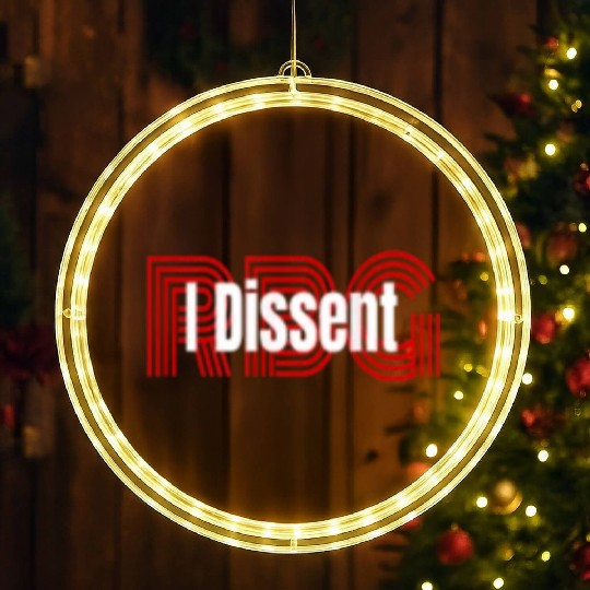 I dissent RBG LED Christmas Window Lights