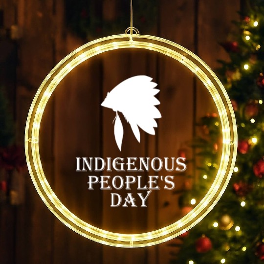 Indigenous People's Day holiday indigenous peoples LED Christmas Window Lights