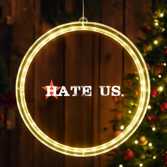 hate us astros LED Christmas Window Lights