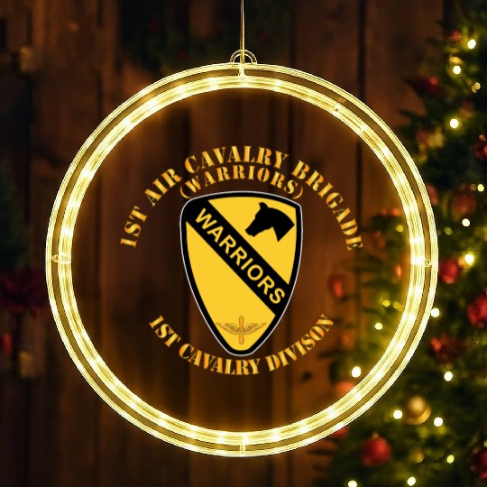 Army 1st Air Cavalry Bde Warriors 1st Cav Division LED Christmas Window Lights