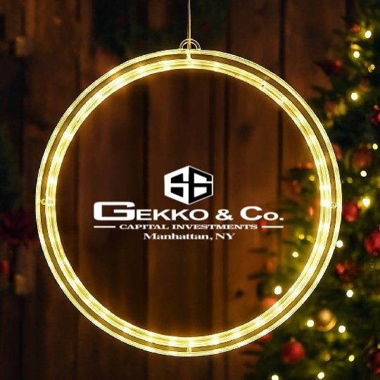 Wall Street | Gekko & Company Classic 80's Movie LED Christmas Window Lights