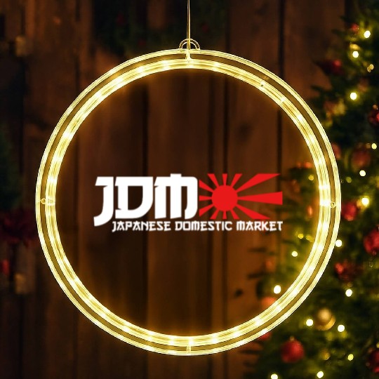 Drift & Tuning Fan Jdm Automotive Apparel Car Meet LED Christmas Window Lights