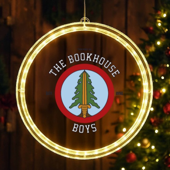 Twin Peaks The Bookhouse Boys Est 1990 Logo LED Christmas Window Lights