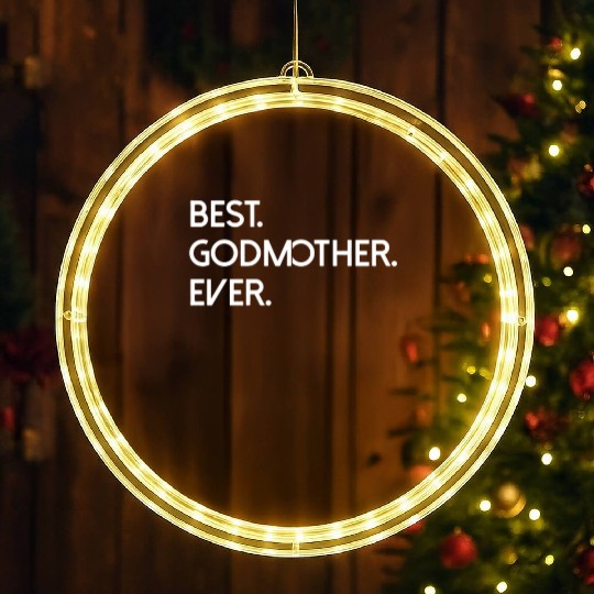 God Mother Ever Lover Happy LED Christmas Window Lights