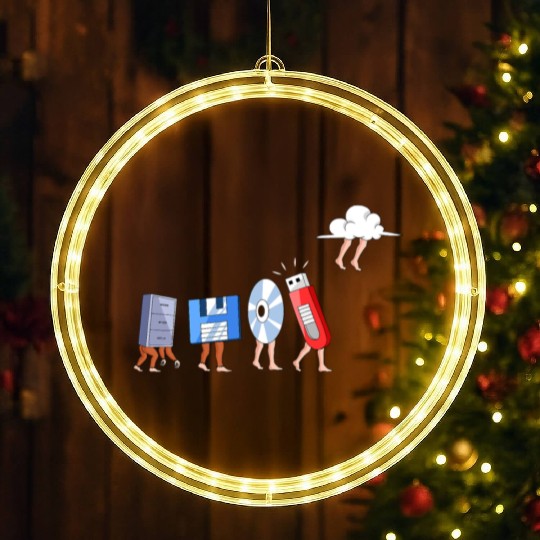 Computer Science LED Christmas Window Lights