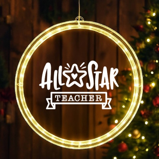 Teacher, teacher appreciation LED Christmas Window Lights