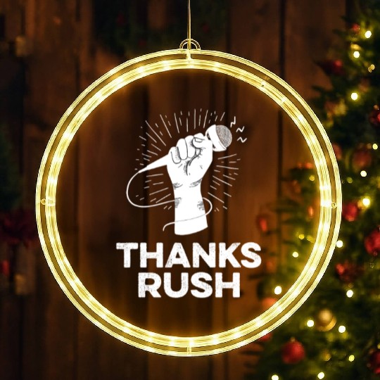 Forever a Ditto Head thanks rush- Rush Tribute LED Christmas Window Lights