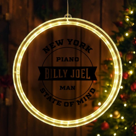 Billy Joel - New York State of Mind LED Christmas Window Lights