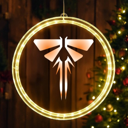 The Last of Us Fireflies Logo Graffiti LED Christmas Window Lights