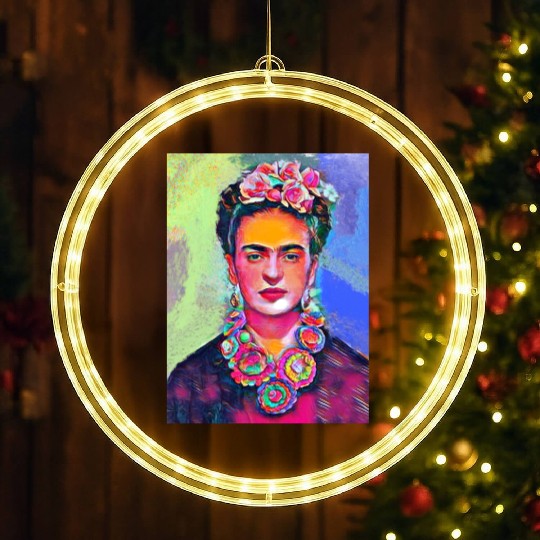 Frida Kahlo LED Christmas Window Lights