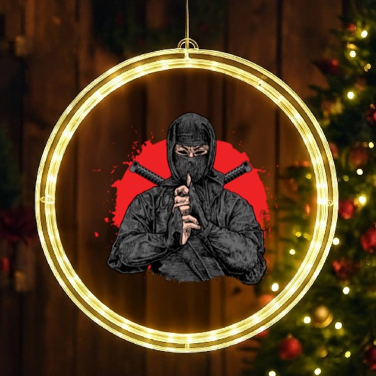 Ninja Samurai Kendo Katana Japan Yakuza Shinobi LED Christmas Window Lights