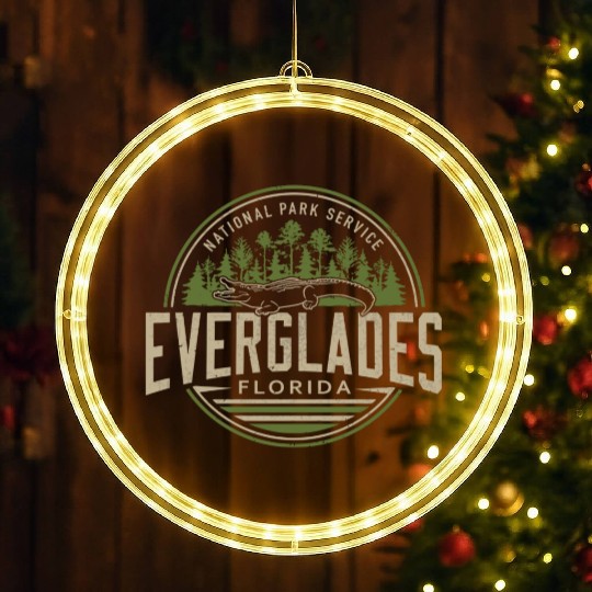Everglades National Park Florida LED Christmas Window Lights