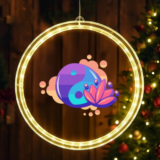 Balancenerg Yin Yang Lotus Special Edition LED Christmas Window Lights