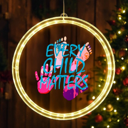 Every Child Matters Colored LED Christmas Window Lights