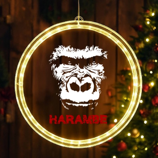 Harambe LED Christmas Window Lights