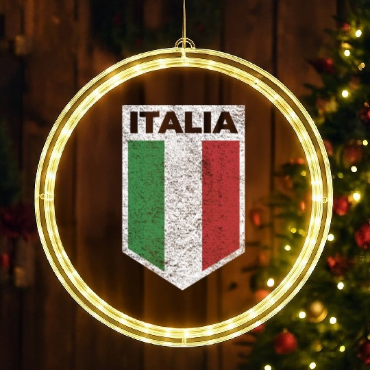 italia soccer LED Christmas Window Lights