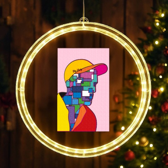 Lil peep Cry Baby LED Christmas Window Lights