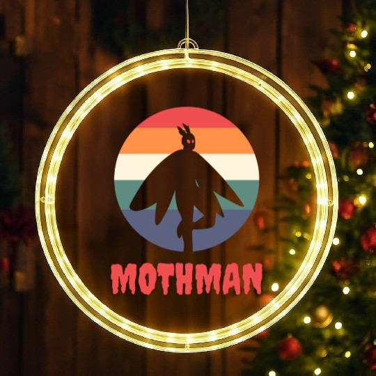 Mothman LED Christmas Window Lights