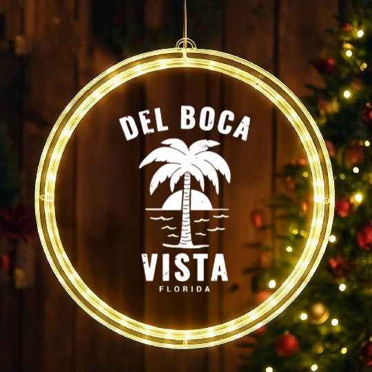 Del Boca Vista - Retirement Community LED Christmas Window Lights