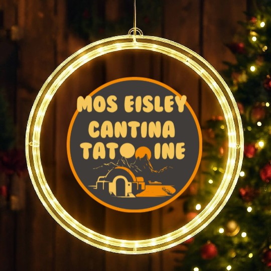 Star Wars Mos Eisley Cantina Tatooine LED Christmas Window Lights