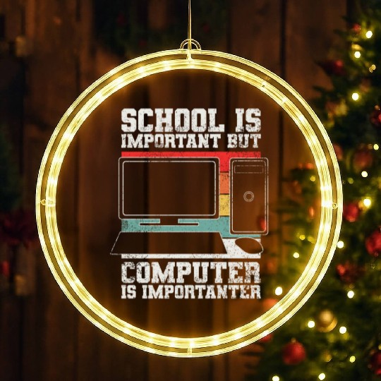 Computer Programmer Computer Science LED Christmas Window Lights