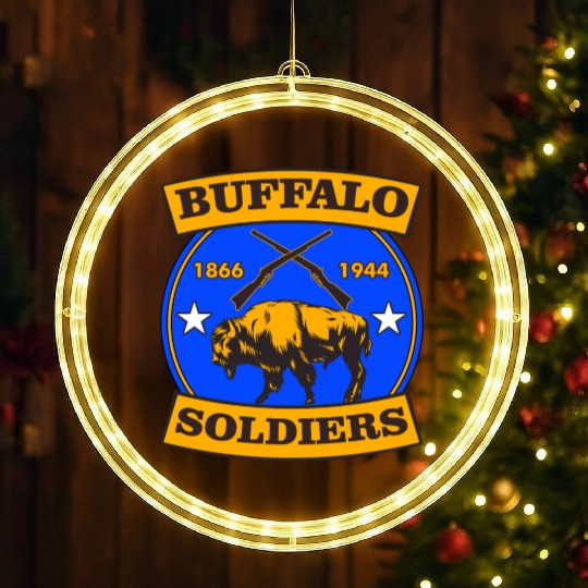 BUFFALO SOLDIERS LED Christmas Window Lights