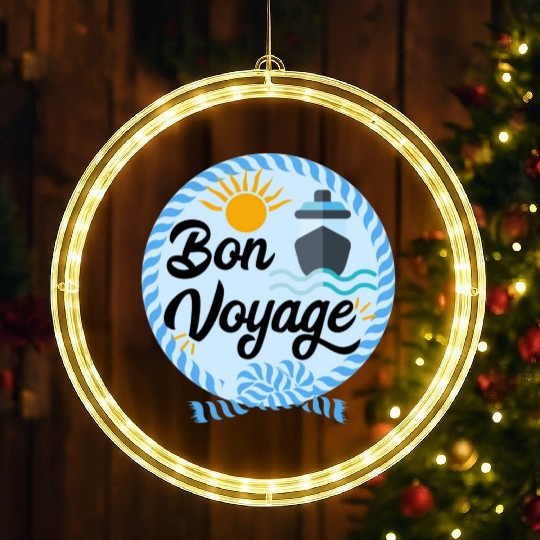 Bon Voyage LED Christmas Window Lights