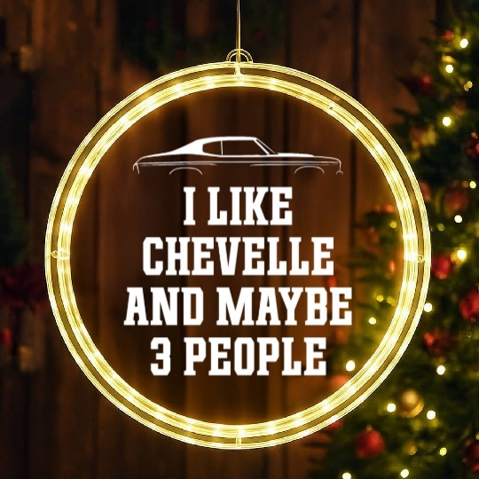 I LIKE CHEVELLE AND MAYBE 3 PEOPLE LED Christmas Window Lights