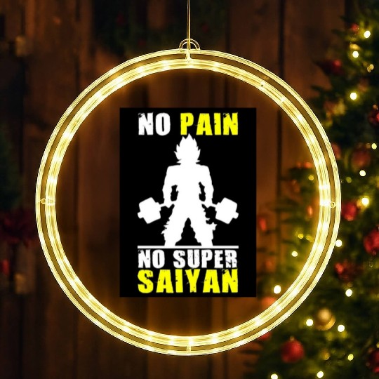 Anime Gym demon LED Christmas Window Lights