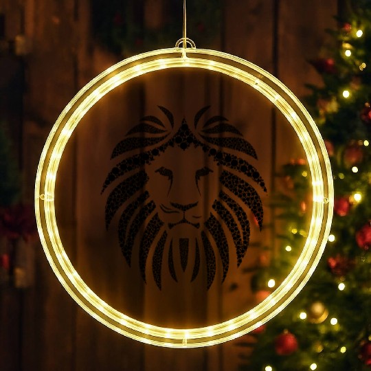africa lion LED Christmas Window Lights