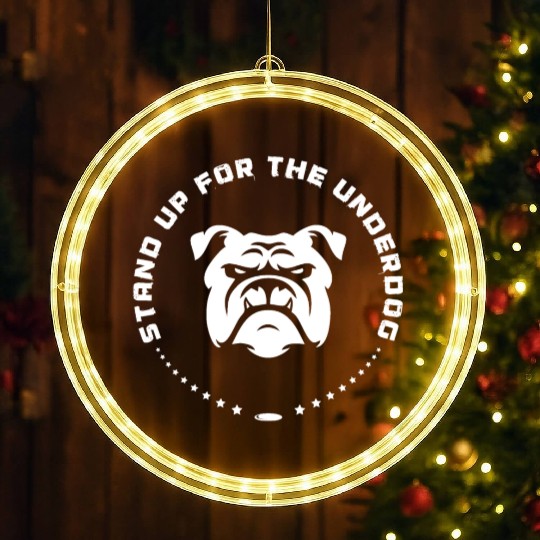 Stand Up For The Underdog LED Christmas Window Lights