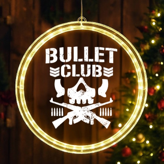 Japan Pro Wrestling Bullet Club Bone Soldier LED Christmas Window Lights