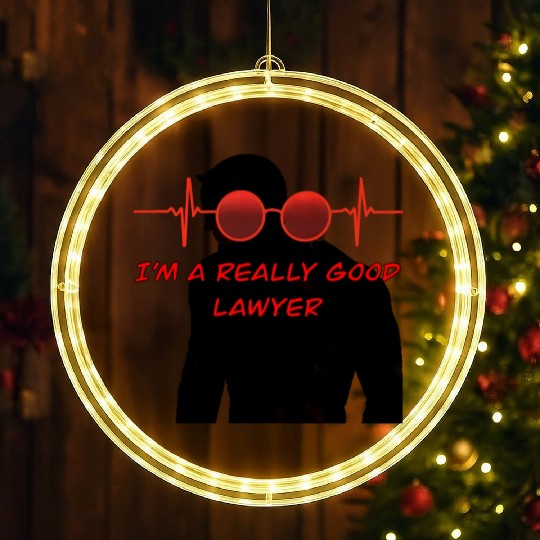 Daredevil heart beat no way home body shadow LED Christmas Window Lights