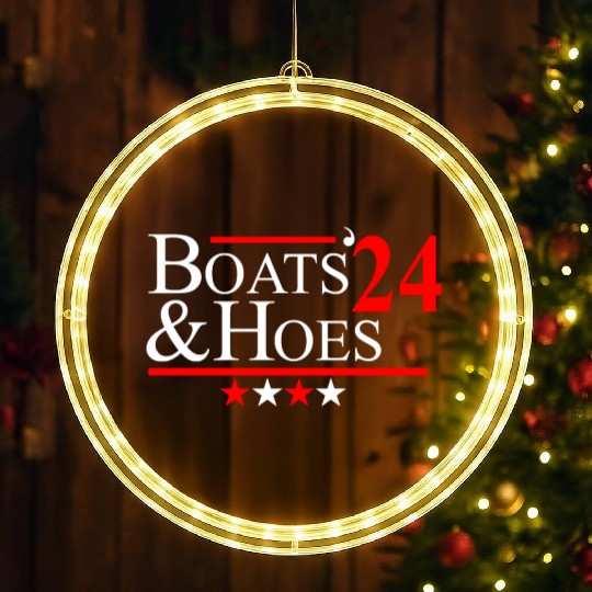 Boats And Hoes LED Christmas Window Lights